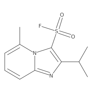 5-Methyl-2-(propan-2-yl)imidazo[1,2-a]pyridine-3-sulfonyl fluoride Structure