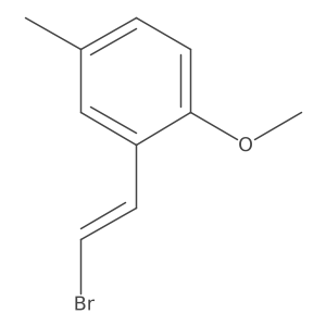 2-(2-Bromoethenyl)-1-methoxy-4-methylbenzene Structure