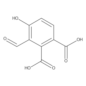 3-Formyl-4-hydroxybenzene-1,2-dicarboxylic acid结构式