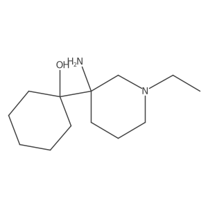 1-(3-Amino-1-ethylpiperidin-3-yl)cyclohexan-1-ol Structure