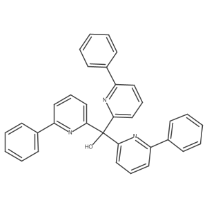 Tris(6-phenylpyridin-2-yl)methanol Structure