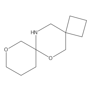 6,9-Dioxa-13-azadispiro[3.2.5^{7}.2^{4}]tetradecane结构式