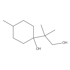 1-(1-Hydroxy-2-methylpropan-2-yl)-4-methylcyclohexan-1-ol Structure
