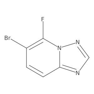 6-Bromo-5-fluoro-[1,2,4]triazolo[1,5-a]pyridine Structure