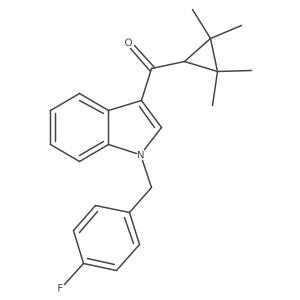 (1-(4-fluorobenzyl)-1H-indol-3-yl)(2,2,3,3-tetramethylcyclopropyl)methanone Structure