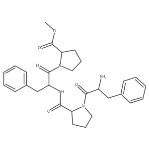 Methyl L-phenylalanyl-L-prolyl-L-phenylalanyl-L-prolinate Structure