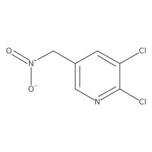 2,3-Dichloro-5-(nitromethyl)pyridine结构式