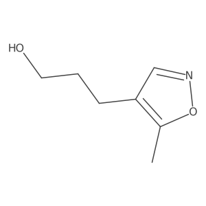 3-(5-Methyl-1,2-oxazol-4-yl)propan-1-ol结构式
