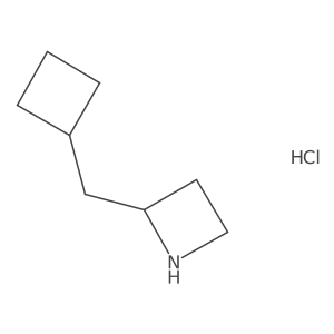 2-(Cyclobutylmethyl)azetidine hydrochloride Structure