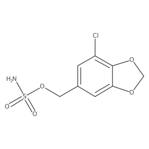 (7-Chloro-1,3-dioxaindan-5-yl)methyl sulfamate Structure