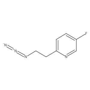 2-(2-Azidoethyl)-5-fluoropyridine结构式
