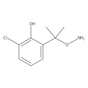 2-[2-(Aminooxy)propan-2-yl]-6-chlorophenol Structure