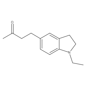 4-(1-ethyl-2,3-dihydro-1H-indol-5-yl)butan-2-one Structure