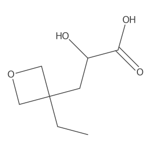 3-(3-Ethyloxetan-3-yl)-2-hydroxypropanoic acid结构式