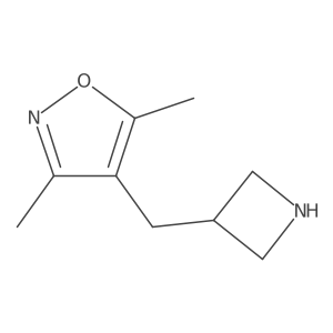 4-[(Azetidin-3-yl)methyl]-3,5-dimethyl-1,2-oxazole结构式