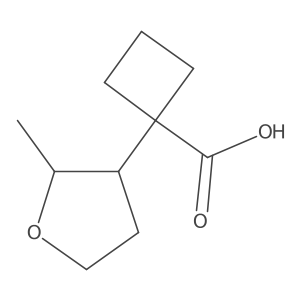 1-(2-Methyloxolan-3-yl)cyclobutane-1-carboxylic acid结构式