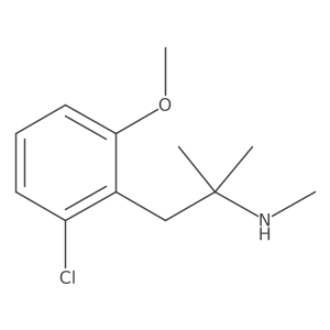 [1-(2-Chloro-6-methoxyphenyl)-2-methylpropan-2-yl](methyl)amine结构式