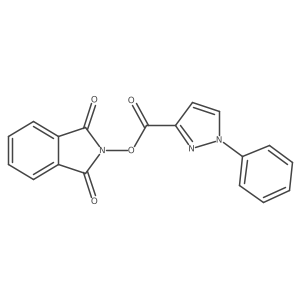 1,3-dioxo-2,3-dihydro-1H-isoindol-2-yl 1-phenyl-1H-pyrazole-3-carboxylate Structure