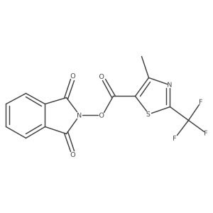 1,3-dioxo-2,3-dihydro-1H-isoindol-2-yl 4-methyl-2-(trifluoromethyl)-1,3-thiazole-5-carboxylate Structure