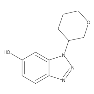 1-(oxan-3-yl)-1H-1,2,3-benzotriazol-6-ol Structure