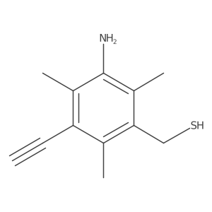(3-Amino-5-ethynyl-2,4,6-trimethylphenyl)methanethiol结构式