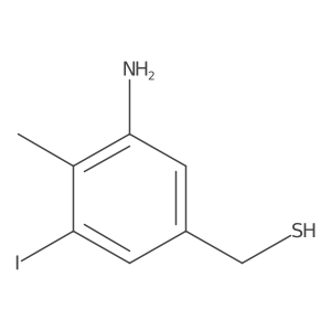 (3-Amino-5-iodo-4-methylphenyl)methanethiol Structure