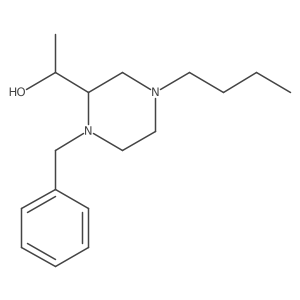 (I+/-R,2R)-4-Butyl-I+/--methyl-1-(phenylmethyl)-2-piperazinemethanol结构式