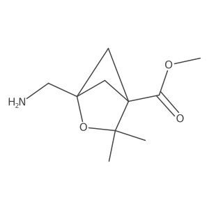 Methyl 1-(aminomethyl)-3,3-dimethyl-2-oxabicyclo[2.1.1]hexane-4-carboxylate Structure
