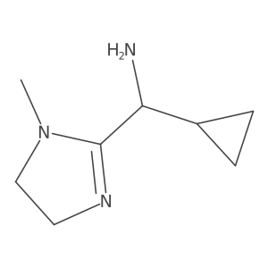 cyclopropyl(1-methyl-4,5-dihydro-1H-imidazol-2-yl)methanamine Structure
