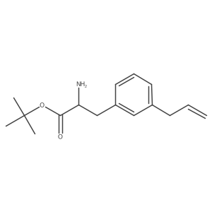 tert-butyl (2S)-2-amino-3-[3-(prop-2-en-1-yl)phenyl]propanoate Structure