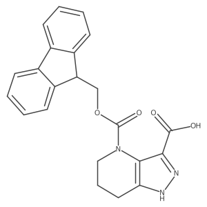 4-{[(9H-fluoren-9-yl)methoxy]carbonyl}-1H,4H,5H,6H,7H-pyrazolo[4,3-b]pyridine-3-carboxylic acid Structure