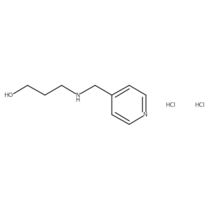 3-{[(Pyridin-4-yl)methyl]amino}propan-1-ol dihydrochloride Structure