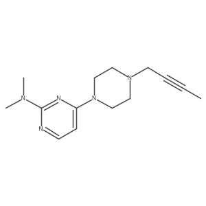 4-[4-(but-2-yn-1-yl)piperazin-1-yl]-N,N-dimethylpyrimidin-2-amine结构式