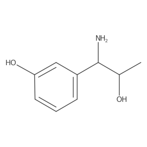 3-[(1R,2S)-1-Amino-2-hydroxypropyl]phenol Structure