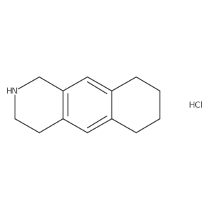 1H,2H,3H,4H,6H,7H,8H,9H-cyclohexa[g]isoquinoline hydrochloride结构式