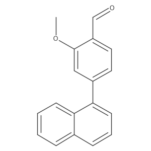 2-Methoxy-4-naphthalen-1-ylbenzaldehyde结构式