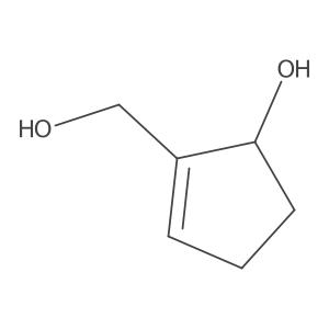 5-Hydroxy-1-cyclopentene-1-methanol结构式