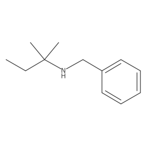 Benzyl(2-methylbutan-2-yl)amine结构式