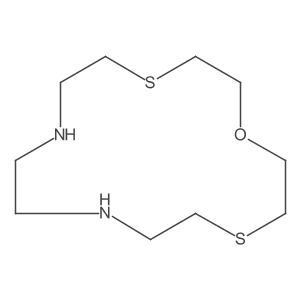 1-Oxa-4,13-dithia-7,10-diazacyclopentadecane Structure