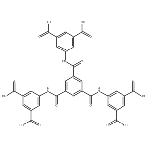 5,5',5''-((Benzene-1,3,5-tricarbonyl)tris(azanediyl))triisophthalic acid结构式