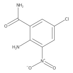 2-Amino-5-chloro-3-nitrobenzamide Structure