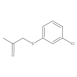 1-[(3-Chlorophenyl)sulfanyl]propan-2-one Structure