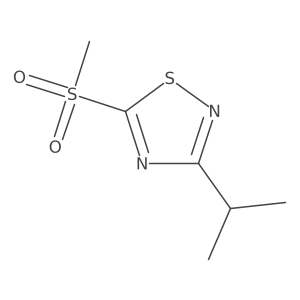 3-Isopropyl-5-methylsulfonyl-1,2,4-thiadiazole Structure
