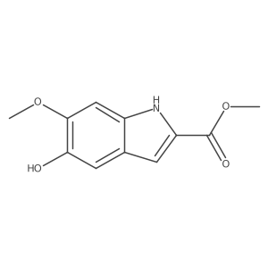 Methyl 5-hydroxy-6-methoxy-1H-indole-2-carboxylate Structure