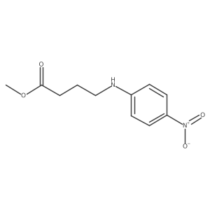 Methyl 4-[(4-nitrophenyl)amino]butanoate结构式