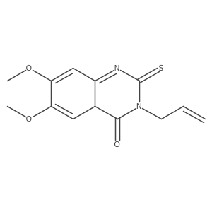 6,7-dimethoxy-3-prop-2-enyl-2-sulfanylidene-4aH-quinazolin-4-one Structure