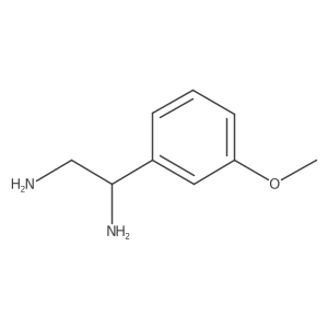 1-(3-Methoxyphenyl)ethan-1,2-diamine结构式