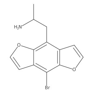 Bromo-dragonfly, (+)- Structure