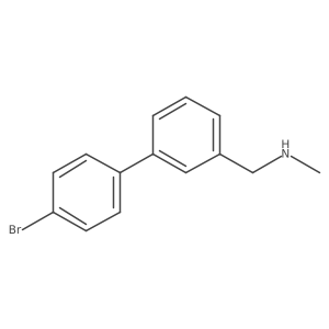 4a(2)-Bromo-N-methyl[1,1a(2)-biphenyl]-3-methanamine结构式
