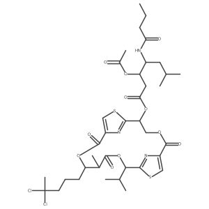 Lyngbyabellin H结构式